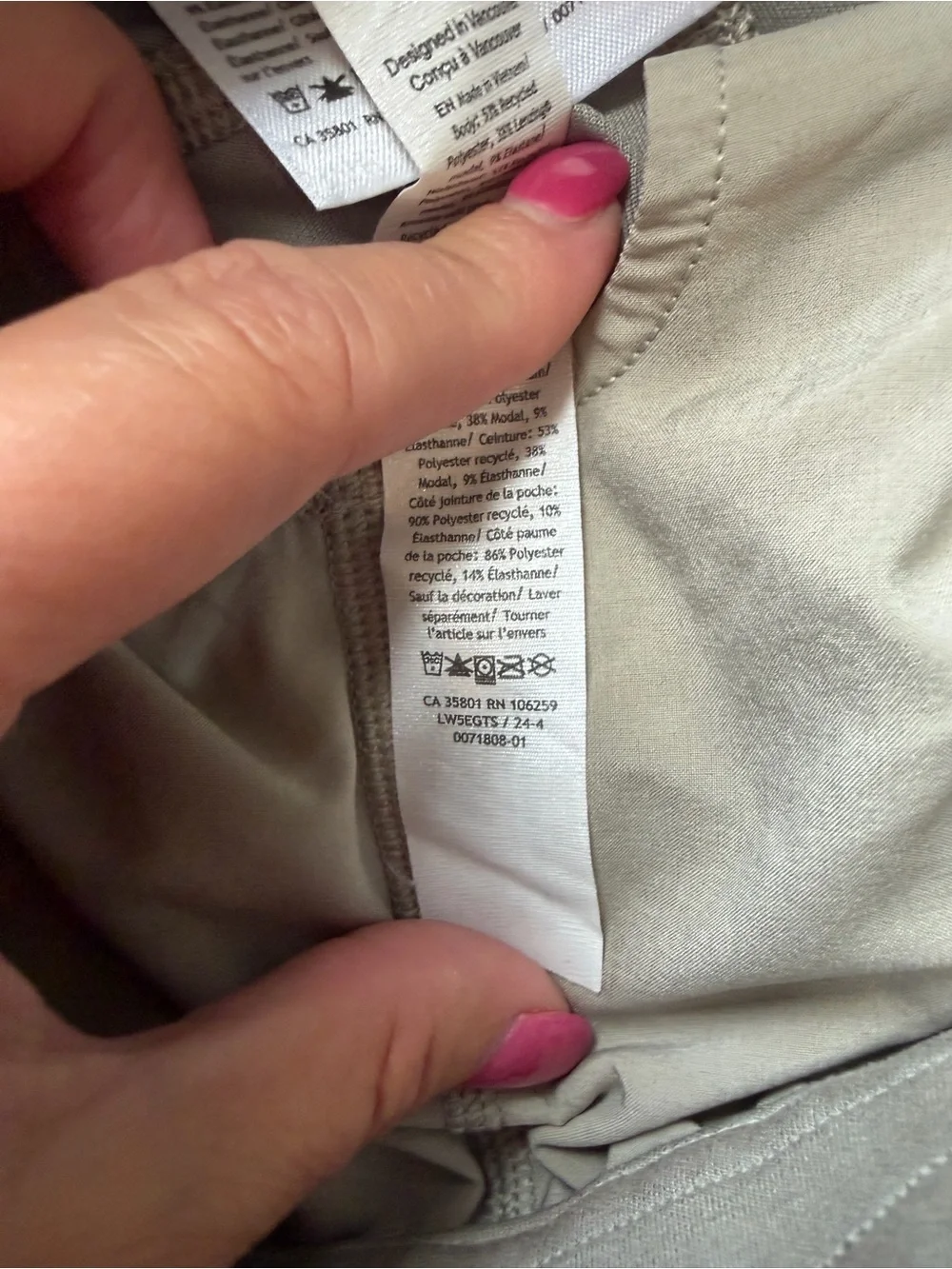Lululemon Softstreme High-Rise Straight-Leg Pant – Size 0